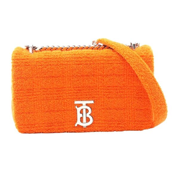 Burberry Handbags - Burberry Small Lola Shoulder Bag Orange